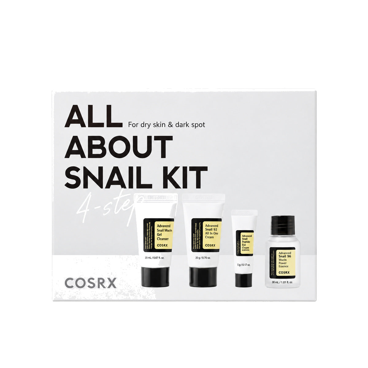 COSRX All About Snail Kit – 4-Piece Travel Set