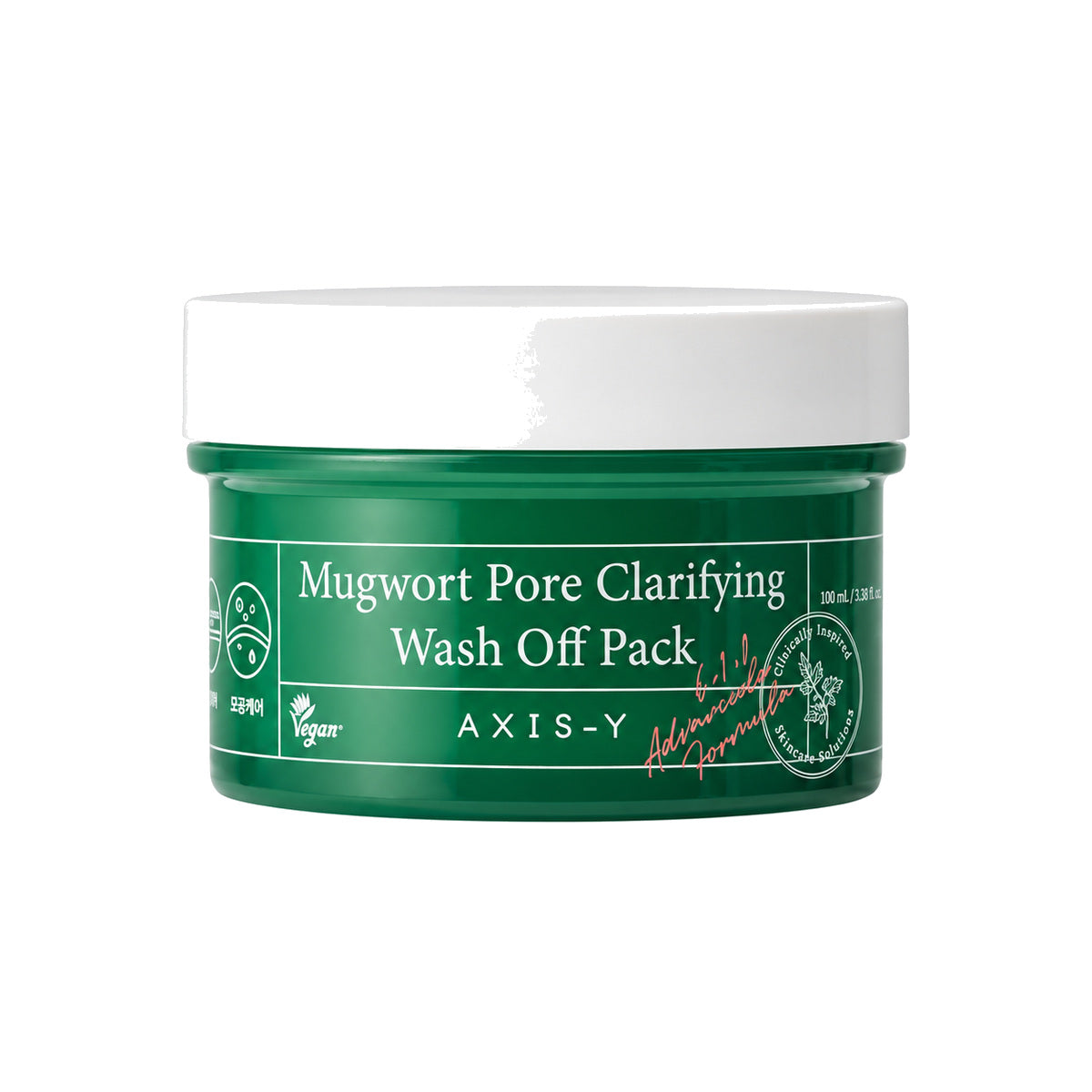 AXIS-Y Mugwort Pore Clarifying Wash Off Pack – 100 mL
