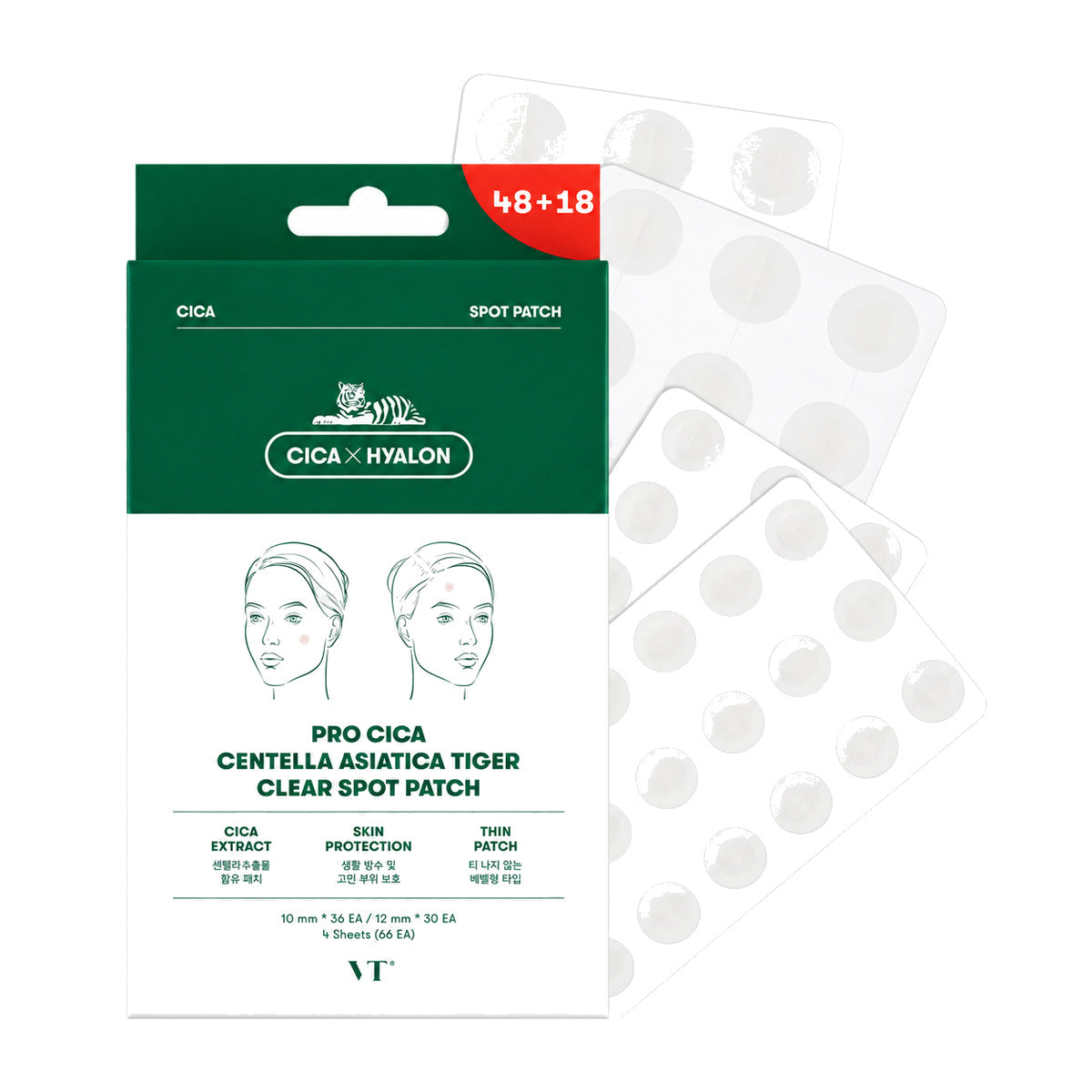 VT Pro Cica Centella Spot Patch – 66 Patches