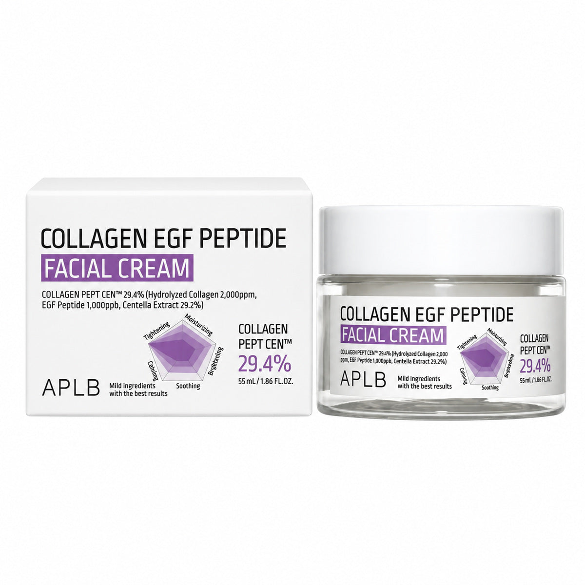 APLB Collagen EGF Peptide Facial Cream – 55 mL